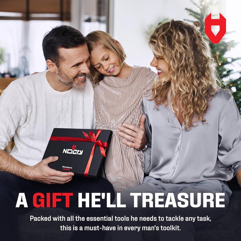 NoCry Telescoping Magnetic Pickup Tool Set for Father's Day Gift — Magnetic Wristband, Extendable Mechanic Mirror, Telescoping Pen, 360° Flexible Flashlight, 3-in-1 Screwdriver — Magnetic Tool Set - Image 2